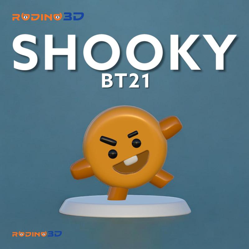SHOOKY BT21 BTS FIGURES - SHOOKY BT21 BTS FIGURES