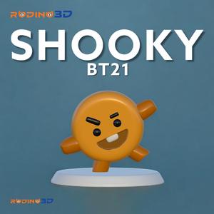 SHOOKY BT21 BTS FIGURES - SHOOKY BT21 BTS FIGURES