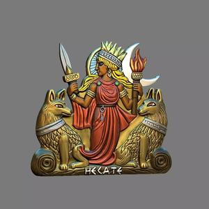 Hecate Goddess Sculpture Relief statue