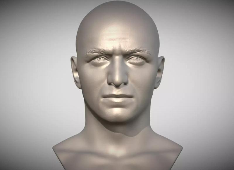 James McAvoy bust for 3D printing