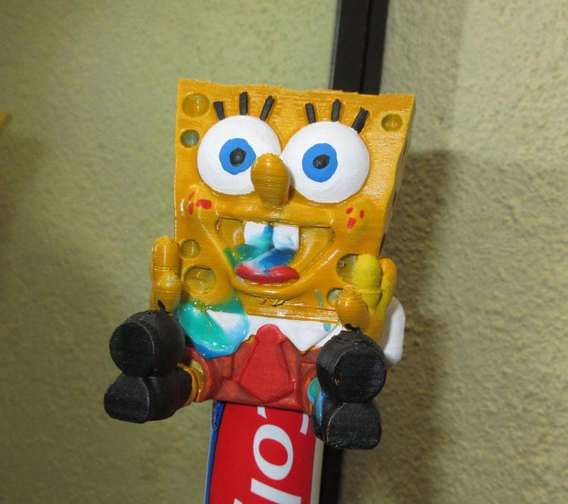 SPONGEBOB TOOTHPASTE DISPENSER