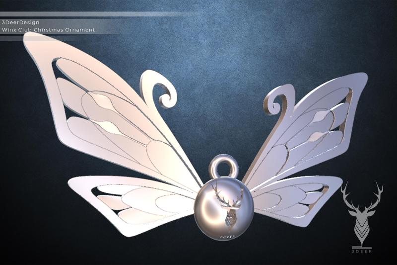 Winx Club Bloom Enchantix Christmas Ornament