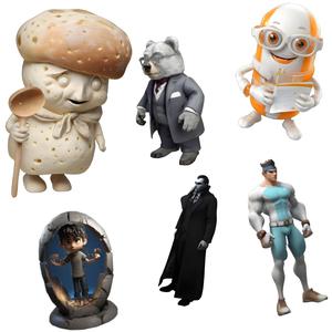 Character Collection: Fantasy & Modern Mix