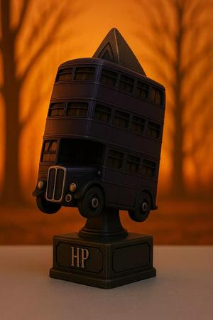 Harry Potter bus sculpture