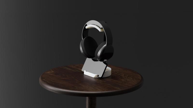 Elegant Headphone Stand – Designed for Cupboard Handle Integration