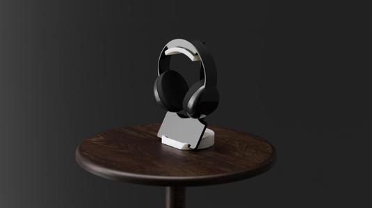 Elegant Headphone Stand – Designed for Cupboard Handle Integration