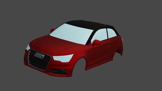 body Audi a1 1/24