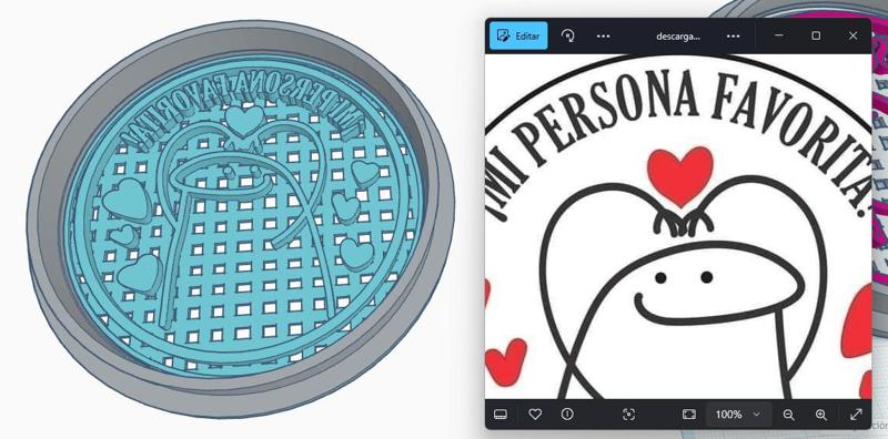 Large cookie cutter forki my favorite person