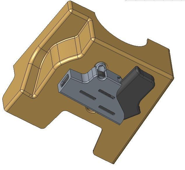 Steering Column Holster - Fits Ruger LCP / Ford Expedition '07