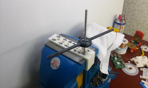 Adjustable Slip-On Threading Tapping Vise Pads (Upright Rods)