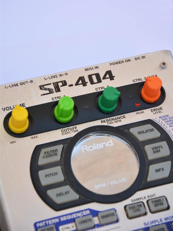 Knobs potentiometers for audio equipment / mixer / sp404