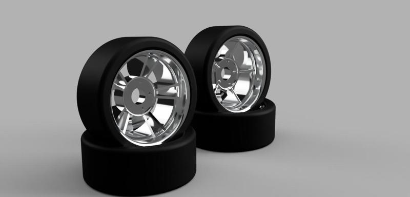 Wheels Scale Model Antique Sports Car