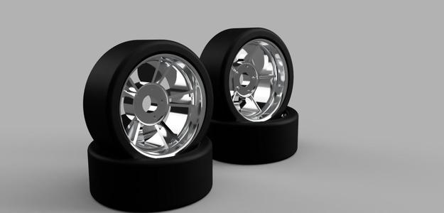 Wheels Scale Model Antique Sports Car