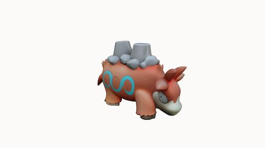 camerupt pokemon figure model