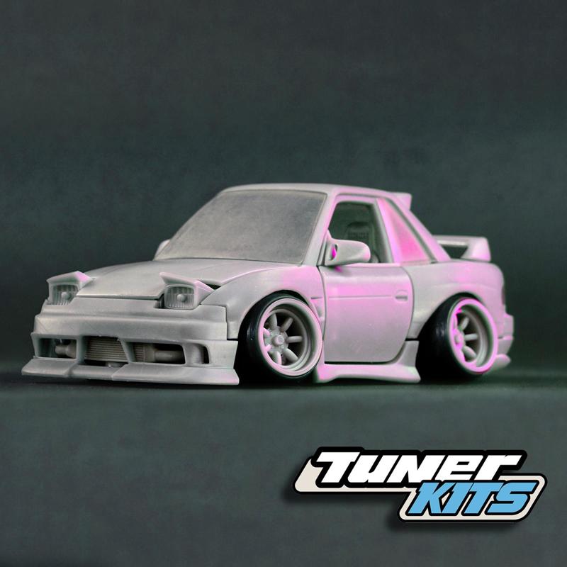Nissan Onevia 240SX tooned car model kit