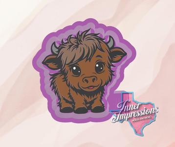 Baby Highland Cow Freshie Mold