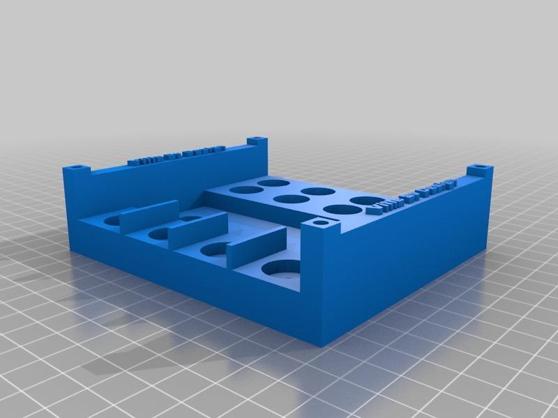 Fuseholder 4 for 5x40 copper bar