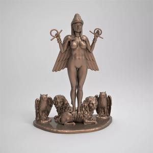 Statue of goddess Lilith or Ishtar for 3D printing