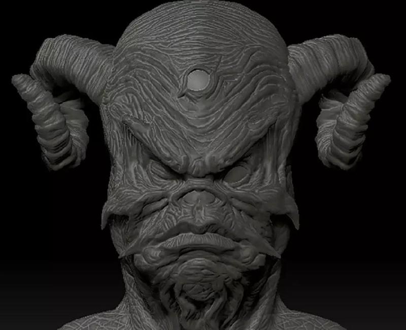 The DARK CRYSTAL Aughra Bust for 3D printing