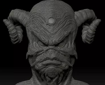 The DARK CRYSTAL Aughra Bust for 3D printing