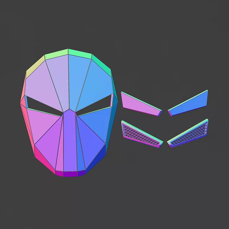 MUSE WOTP VIDEO CLIP MASK 3 SEPARATE PARTS