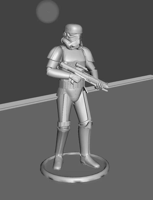 Storm Trooper 3D Print Star Wars - Episode IV