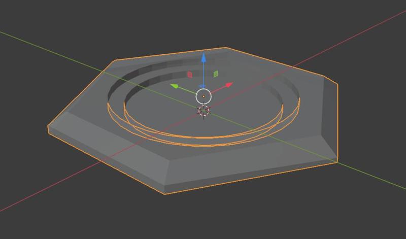 Combo Amiibo / Disney Infinity Figure Spacer Hex Stand