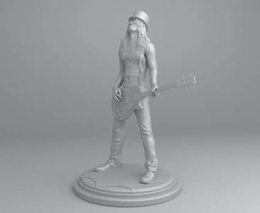 Slash  - Saul Hudson Ready to print 3D