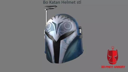 Bo Katan Helmet STL