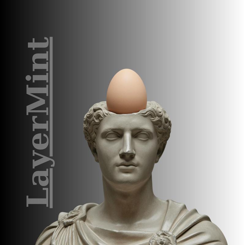 Classical Roman Bust Egg Holder – 3D Printable Sculpture STL File