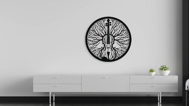 Violin Tree of Life Wall Decor Art