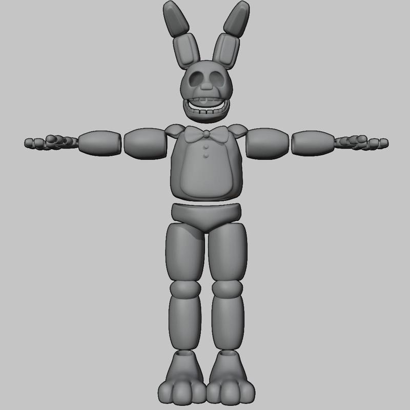 FNAF / FIVE NIGHTS AT FREDDY'S SPRINGBONNIE V2 COSPLAY