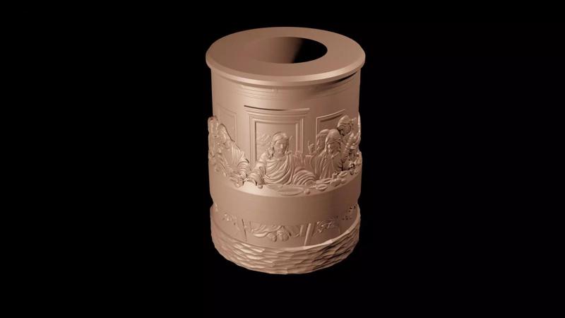 Last Supper bas-relief