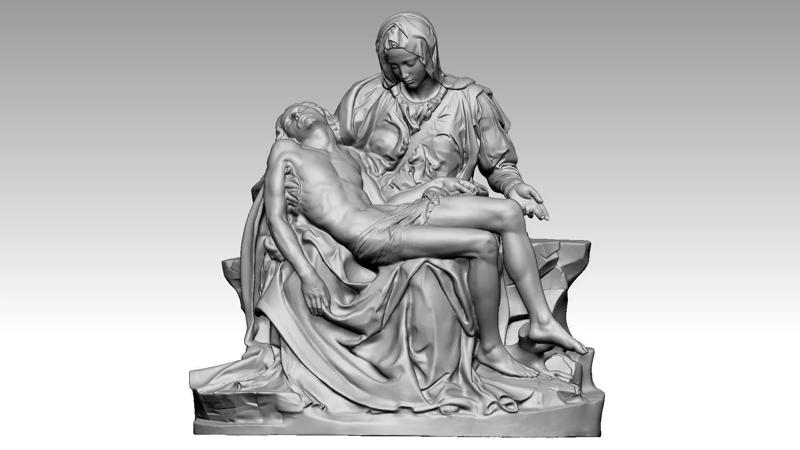 La Pieta -  Holy Mary and Jesus Christ 3d print model