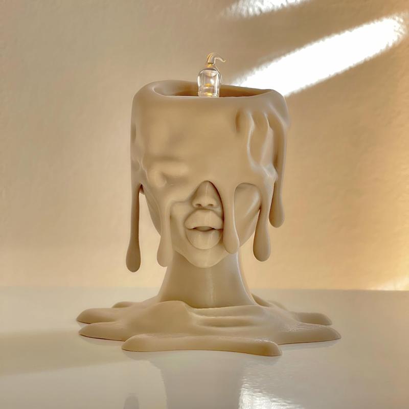 'WAXED MUSE' CANDLE HOLDER