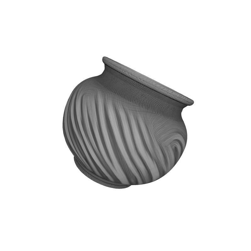 Ancient Pot 3D Print – Old-Style Decorative Holder, Vintage Vase Design for Home and Office Decor