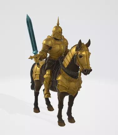 knight on a horse