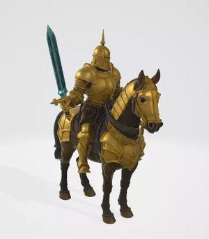 knight on a horse