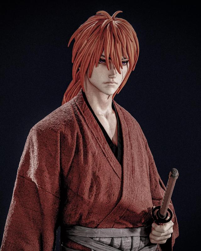 Kenshin Himura 3D Print