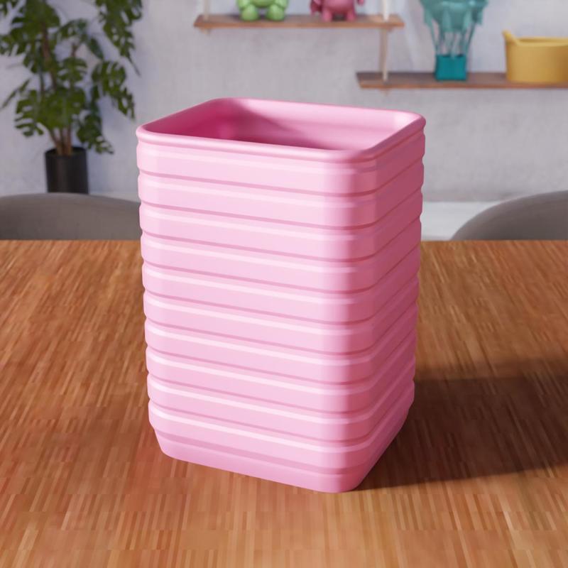 3D Trash Can or Storage Box STL File - 392