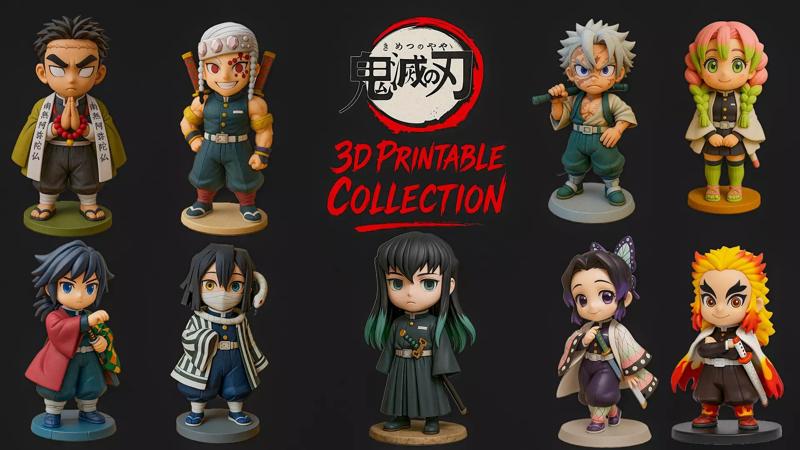 Kimetsu no Yaiba  Full 3D Printable Collection