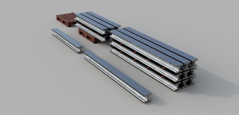 1/87 - HO Scale - Steel Elements Cargo Train