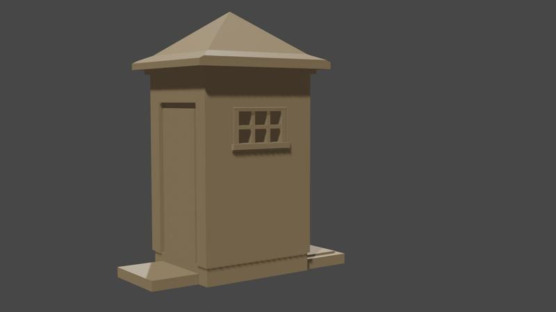 Abort hut at the engine shed at Erfurt West station 1989 H0 H0