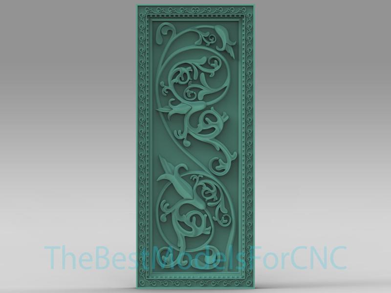 3D Model STL File for CNC Router Laser & 3D Printer Bouquet Decoration