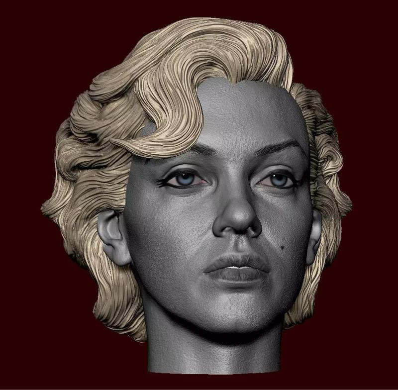 Marilyn Monroe Head