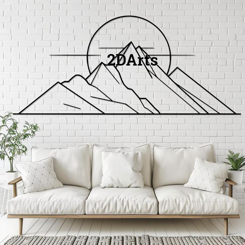 Mountain 2D Wall Art/Window Art