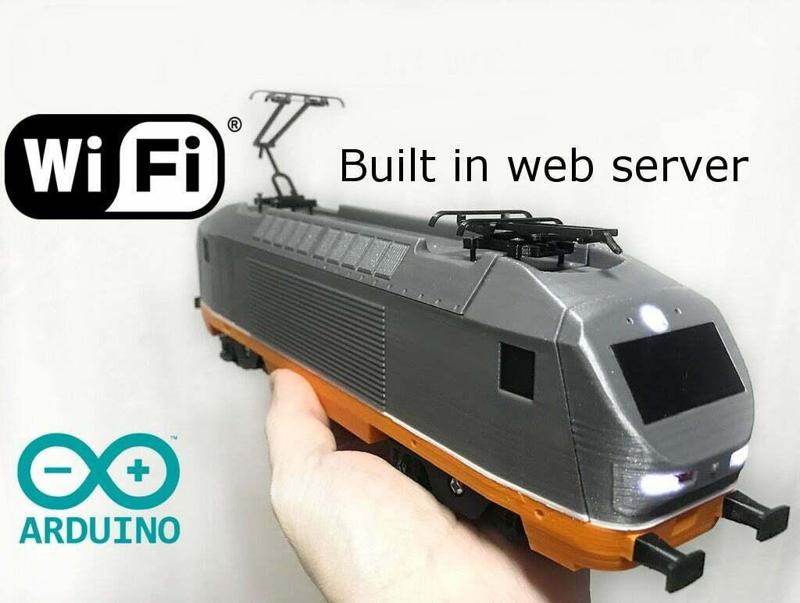 Hectorrail 141 Wifi locomotive for OS-Railway - fully 3D-printable railway system