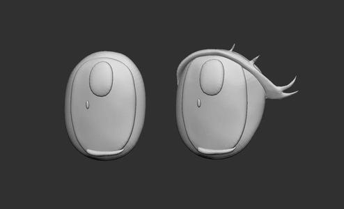 Anime eye Male and Female