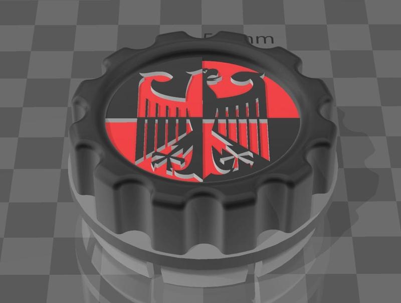 German Arms Center wheel hub cap