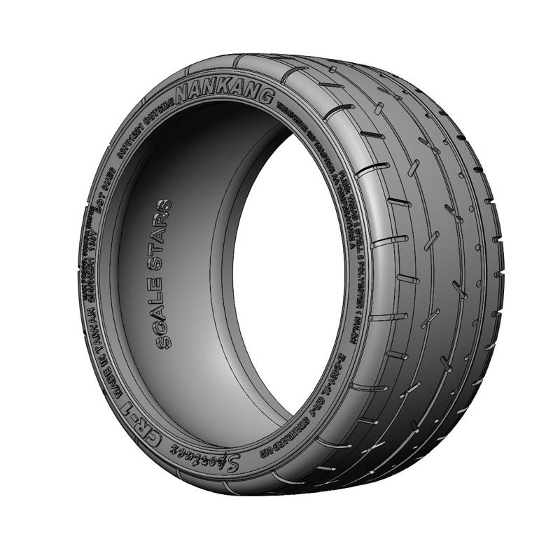 NANKANG CR-1 Racing tires. 1/24 scale